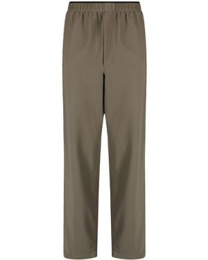GR10K Mid-Rise Straight-Leg Pants - Natural