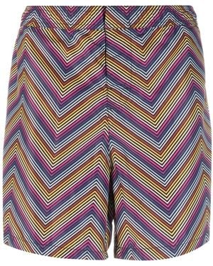 Missoni Signature Zigzag Swim Shorts - Blue