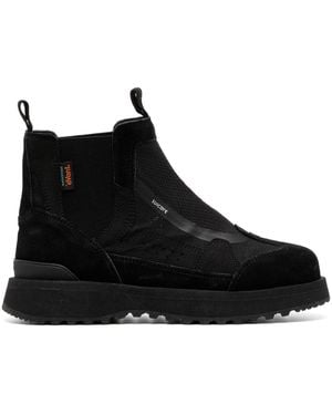 Suicoke Panelled Chelsea Boots - Black