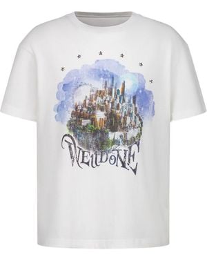 we11done City-Graphic Regular-Fit T-Shirt - Blue