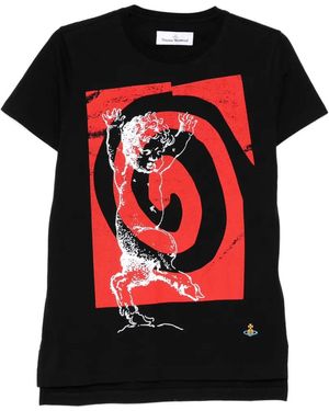 Vivienne Westwood T-Shirt Swirl Peru - Black