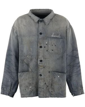 SAINT Mxxxxxx Distressed Shirt - Grey