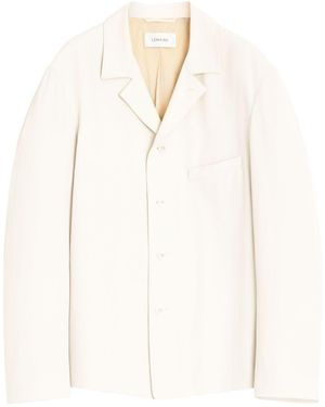 Lemaire Tailored Shirt Jacket - White