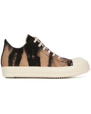 Rick Owens Tie-Dye Snakers - Brown