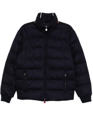 Kiton Padded Jacket - Blue
