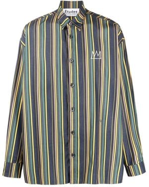 Etudes Studio Multicolour Striped Shirt - Green