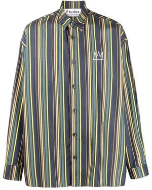 Etudes Studio Multicolour Striped Shirt - Green