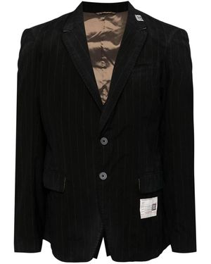 Maison Mihara Yasuhiro Aged Suit Jacket - Black