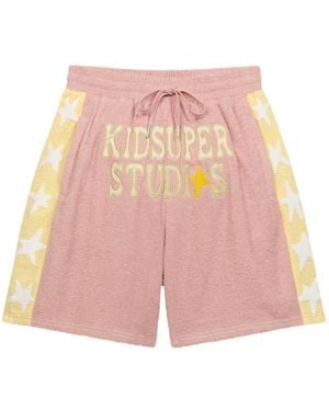 Kidsuper Star Appliqué Shorts - Pink