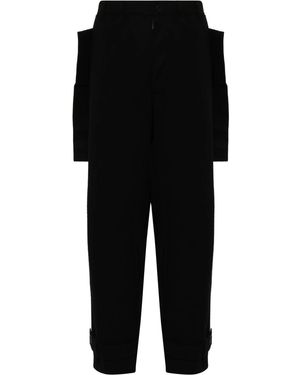 Yohji Yamamoto Drop Crotch Trousers - Black