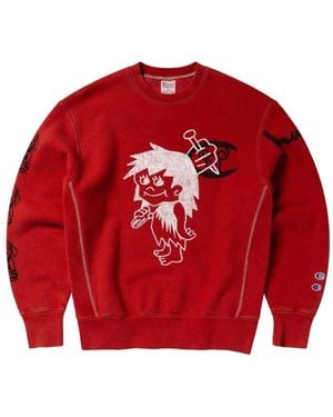 Champion Graphic-Print Sweatshirt - Red