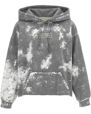 MM6 by Maison Margiela Tie-Dye Hoodie - Grey
