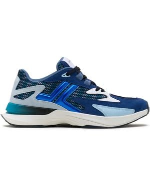 Lanvin Jla Panelled Trainers - Blue