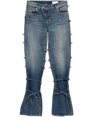 McQueen Straight-Leg Jeans - Blue