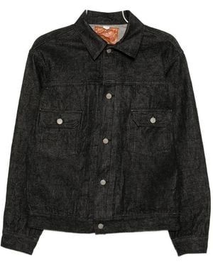 Sugar Cane Jeans 650 Denim Jacket - Black