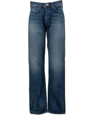 Maison Mihara Yasuhiro Button Jeans - Blue