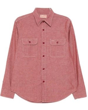 Sugar Cane Jeans Chambray Shirt - Pink