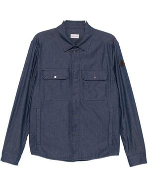 Moncler Surchemise En Jean - Blue