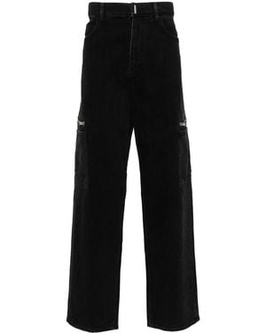 Givenchy Cargo Denim Trousers - Black
