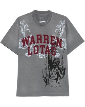 Warren Lotas Graphic-Print T-Shirt - Grey
