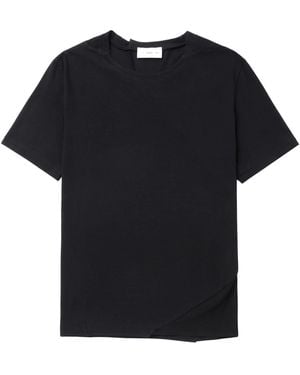 Post Archive Faction PAF Round-Neck Cotton T-Shirt - Black