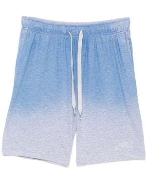 Moschino Ombré-Effect Shorts - Blue
