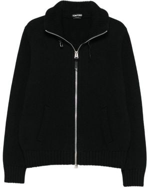 Tom Ford Zip-Up Jacket - Black
