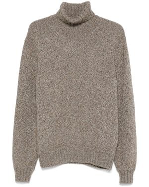 ZEGNA "Dark Foliage E Tortora" Turtleneck - Grey