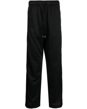Children of the discordance Bandana-Panel Track Trousers - Black