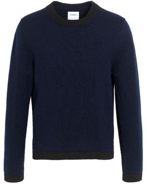 Barrie Round-Neck Cashmere Jumper - Blue