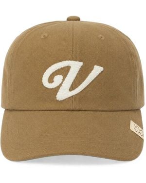 Visvim Logo-Patch Cotton Cap - Metallic
