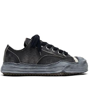 Maison Mihara Yasuhiro Hank Og Chunky-Sole Trainers - Black