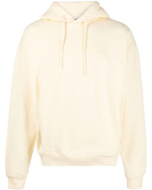 Martine Rose Graphic-Print Cotton Hoodie - Natural