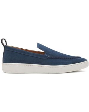 Lanvin Suede Slip-On Loafers - Blue