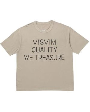 Visvim Logo Print T-Shirt - Gray