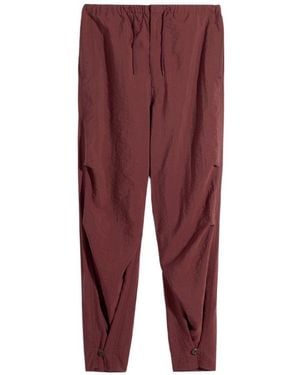 Lemaire Drawstring-Fastening Trousers - Red