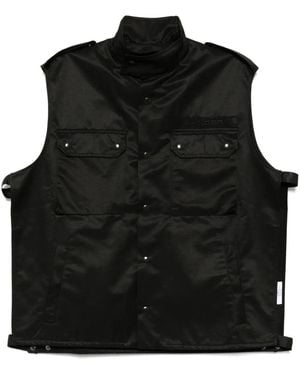 OLLY SHINDER Logo-Print Jacket - Black