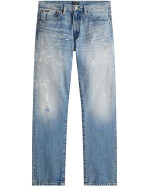 Polo Ralph Lauren Hampton Hand-Painted Jeans - Blue
