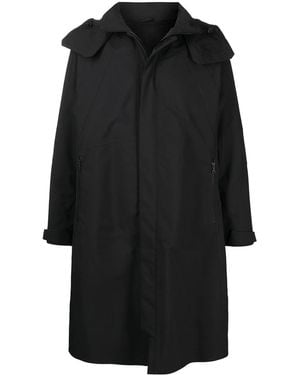 White Mountaineering Logo-patch Hooded Jacket - Black