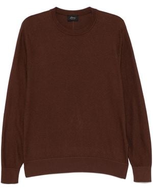 Brioni Crew-Neck Jumper - Brown