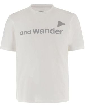 and wander T-Shirt À Manches Courtes - White