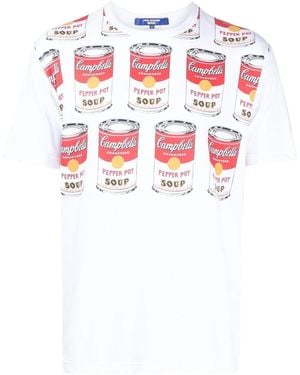 Junya Watanabe Campbell Soup Graphic Print T-Shirt - White