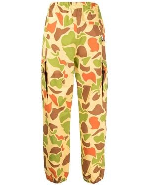 BBCICECREAM Camouflage-print Elasticated Trousers - Yellow