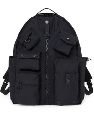 Porter-Yoshida and Co Potr Dissection Multiple-Pocket Backpack - Blue