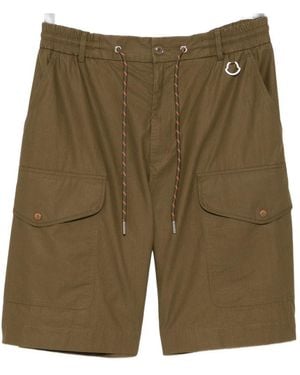 Moncler Drawstring Cargo Shorts - Green