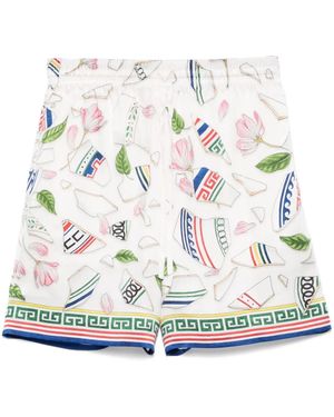 CASABLANCA Drawstring Shorts - Multicolour