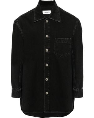 Lanvin Surchemise Droite Shirt - Black