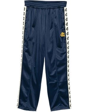 ICECREAM Logo-Taped Track Trousers - Blue