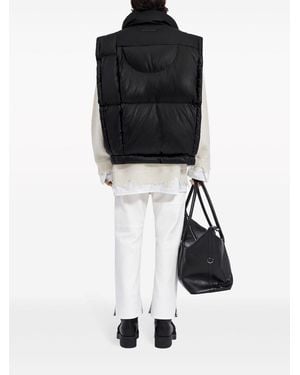 MM6 by Maison Margiela X Chen Peng Puffer Gilet - Black