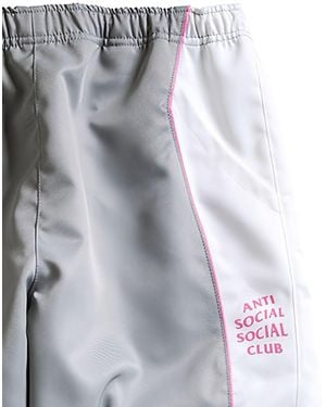 ANTI SOCIAL SOCIAL CLUB Logo-Print Track Trousers - Grey
